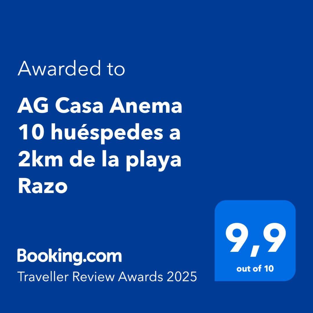 Ag Casa Anema 10 Huespedes A 2Km De La Playa Razo Villa La Coruña Eksteriør bilde